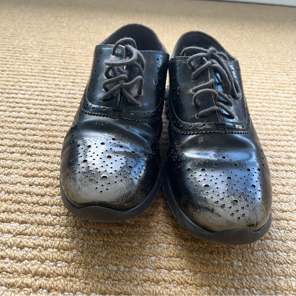 Cole Haan Women's Zerogrand Wing Ox Ironstone Brush Off Leather Distressed SZ 8 - Picture 11 of 12